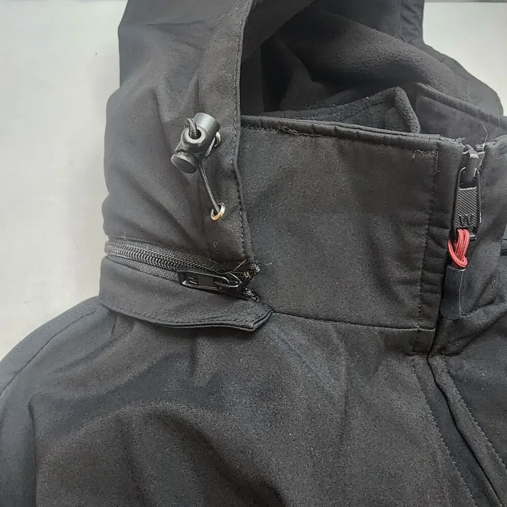 Weatherproof Men's Ultra‎ Tech Men's Jacket Removable Hood Black Sz XXL